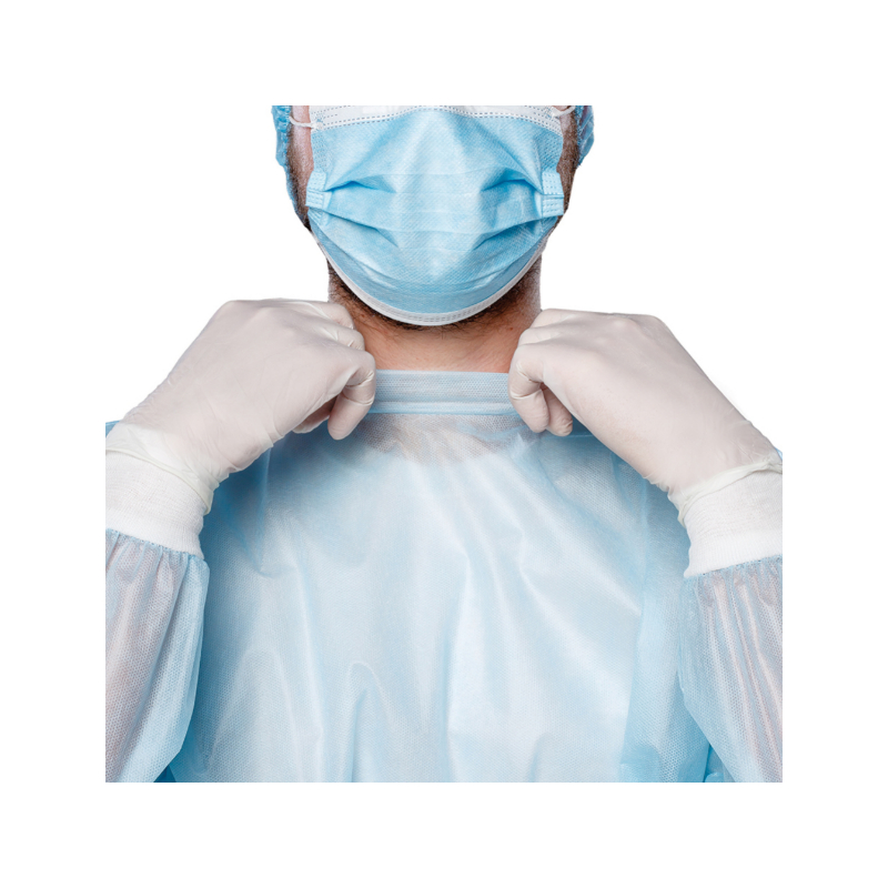 Сорочка для пацієнта,розмір ХL, спанбонд 30г/м2, стерильна, одноразова,ТМ"АХІЛЛ"